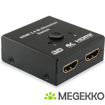 Equip 332723 HDMI video switch, Verzenden, Nieuw