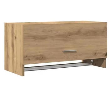 Moderne Houten Opbergkast – Garderobekast in Eikenlook, Verzenden, Nieuw