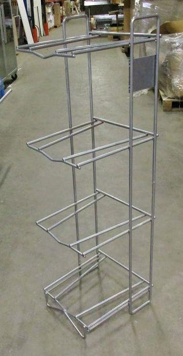 Flessenhouder, Display, Flessenrek, B32,5 x D34 x H112,5 cm, Gebruikt