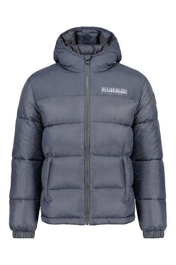 Napapijri Jas Jongens in maat 152 Blauw, Verzenden, Zo goed als nieuw, Napapijri, Jongen of Meisje