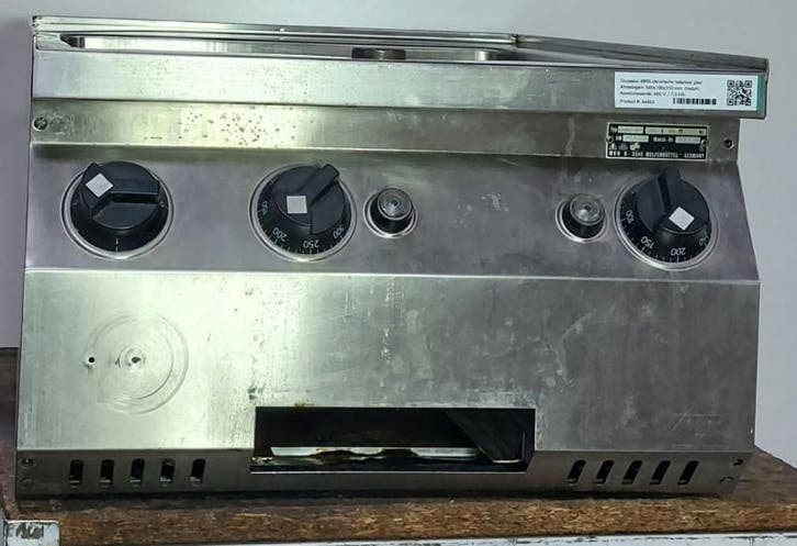 Occasion MKN elektrische bakplaat, Zakelijke goederen, Horeca | Keukenapparatuur, Gebruikt, Ovens, Magnetrons en Steamers, Ophalen
