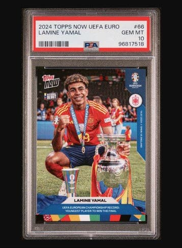 2024 Topps Lamine Yamal - Rookie Card Spain #66 - PSA 10 - 1, Nieuw