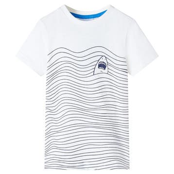 vidaXL Kindershirt 104 ecru, Verzenden, Nieuw