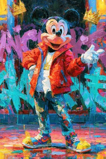 Iconica - Mickey Mouse Streetwear King - unique 1/1 XXL (150
