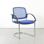 Topstar vergaderstoel, blauw, sledeframe, Ophalen of Verzenden, Nieuw