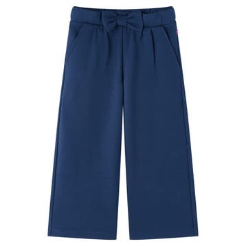 vidaXL Kinderbroek met wijde pijpen 128 marineblauw, Verzenden, Nieuw