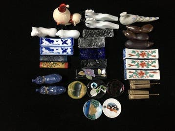 Japanese - Beeld, Vintage Japanese Chopstick Rests