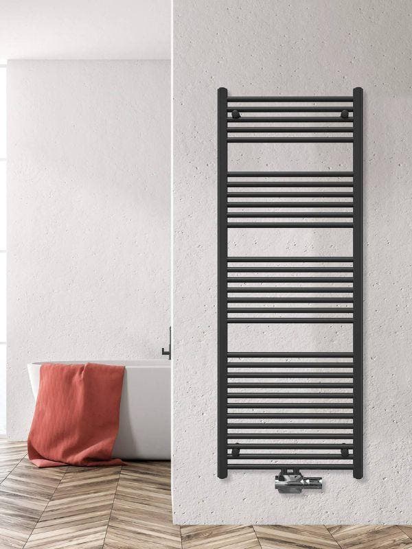 Badkamer design radiatoren mat zwart 50 en 60 cm breed, Doe-het-zelf en Verbouw, Sanitair, Overige typen, Nieuw, Ophalen of Verzenden