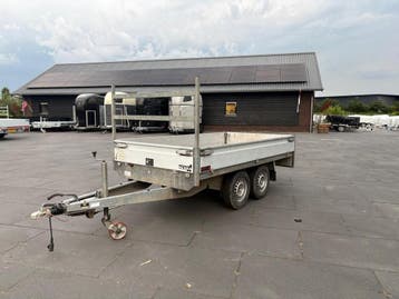 Henra Plateauwagen 305 x 150 cm in goede staat met koprek, Auto diversen, Ophalen, Gebruikt