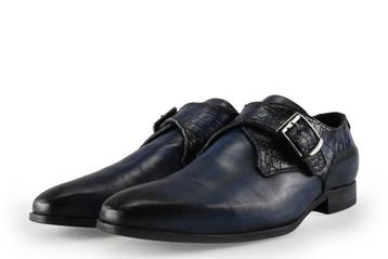 Manfield Veterschoenen in maat 41 Blauw, Kleding | Heren, Schoenen, Manfield, Zo goed als nieuw, Veterschoenen, Verzenden