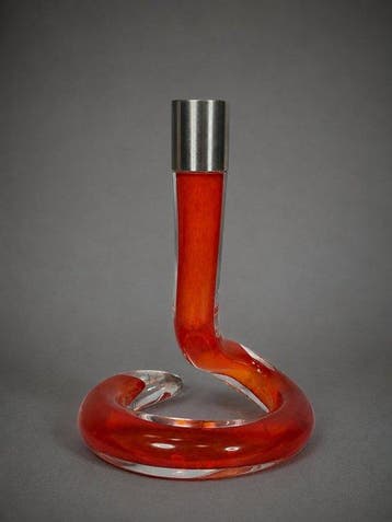 Kosta Boda - Kjell Engman - Kandelaar - Glas, Antiek en Kunst