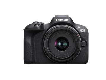 Canon EOS R100 + RF-S 18-45 IS STM-kit Systeem, Verzenden, Zo goed als nieuw, Canon