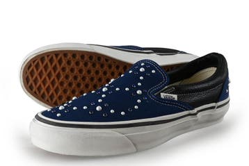 Vans Instappers in maat 42 Blauw, Kleding | Heren, Overige typen, Zo goed als nieuw, Vans, Verzenden