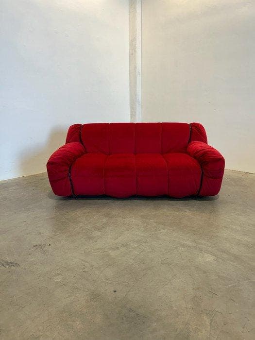 Arflex - Cini Boeri - Sofa - strips - Fluweel, Antiek en Kunst, Kunst | Designobjecten
