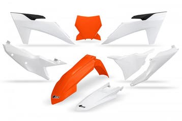 UFO Plastickit Origineel Oranje / Wit KTM SX125 SX250 SXF250, Ophalen of Verzenden, Nieuw