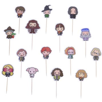 PME Harry Potter Karakters Taartprikkers 15st., Hobby en Vrije tijd, Taarten en Cupcakes maken, Verzenden, Nieuw