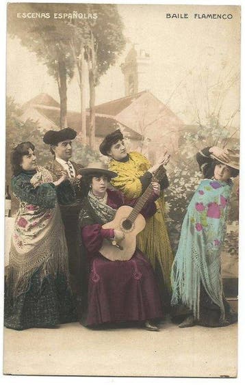 Spanje - Regionale Typen - Etnografie - Ansichtkaart album, Gelopen
