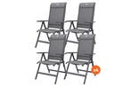 Set van 4 - Hartman Milaan verstelbare stoel, Tuin en Terras, Tuinsets en Loungesets, Verzenden, Nieuw, Overige materialen
