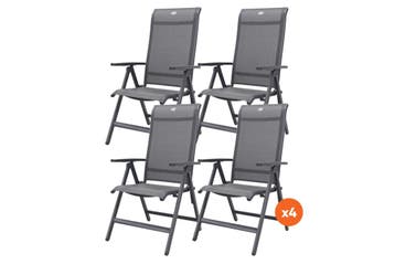 Set van 4 - Hartman Milaan verstelbare stoel, Verzenden, Nieuw, Overige materialen