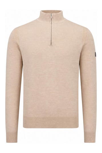 Genti Polo in maat M Bruin, Kleding | Heren, Verzenden, Zo goed als nieuw, Bruin, Genti
