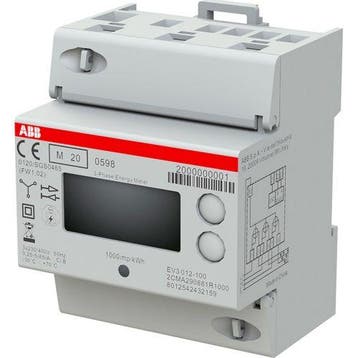 ABB KWH meter 3-fase voor levering en teruglevering EV3, Doe-het-zelf en Verbouw, Elektra en Kabels, Ophalen of Verzenden, Nieuw