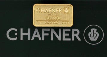 1 gram - Goud .999 - C. Hafner, Germany (Zonder