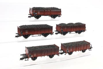 Trix H0 - Modeltrein goederenwagon (5) - Vijf, Nieuw
