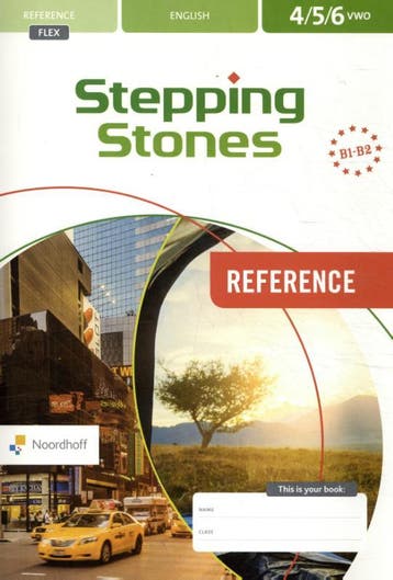 Stepping Stones 456 vwo English reference 9789001736255, Zo goed als nieuw