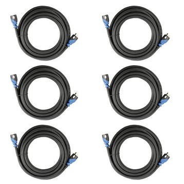 HDMI kabel 2.1 | 1 meter | 6 stuks (8K@60Hz, HDR, Zwart), Verzenden, Nieuw