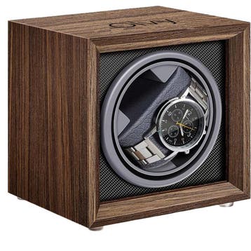 Watchwinder Hout - Horloge doos - Horloge winder - Bruin - O, Verzenden, Zo goed als nieuw