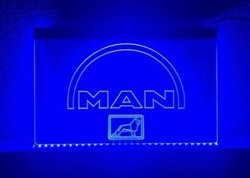 MAN vrachtwagen neon bord lamp LED  verlichting reclame lich, Verzenden, Nieuw