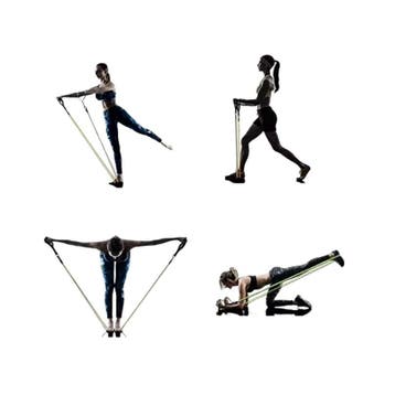 Weerstandsbanden set met accessoires 4,5 tot 45kg, Ophalen of Verzenden, Nieuw, Yoga-accessoire