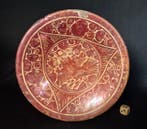 Bord - Antiek 14e/16e eeuw - Aardewerk - Hispano-Moresque