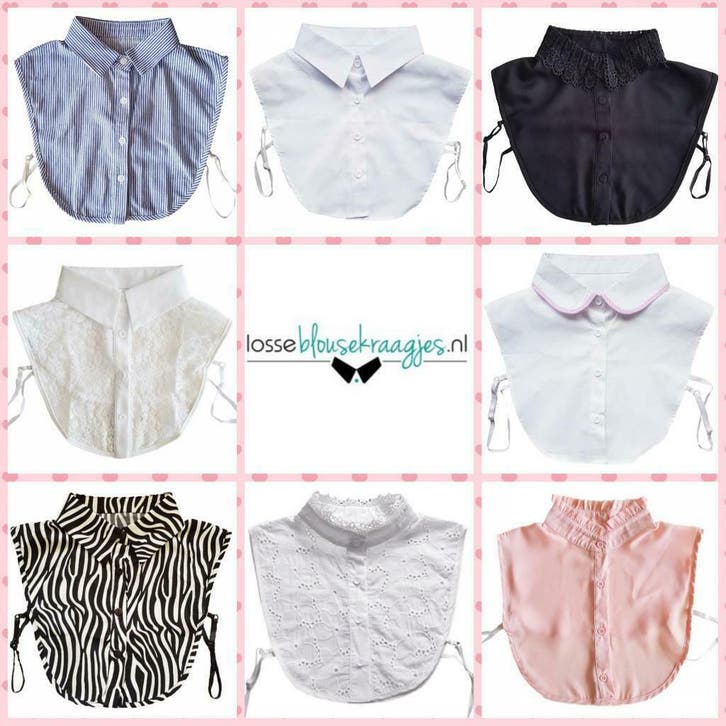 RUIM ASSORTIMENT losse blouse kraagjes  |  Vanaf € 9,95, Kleding | Dames, Blouses en Tunieken, Rood, Nieuw, Maat 38/40 (M), Verzenden