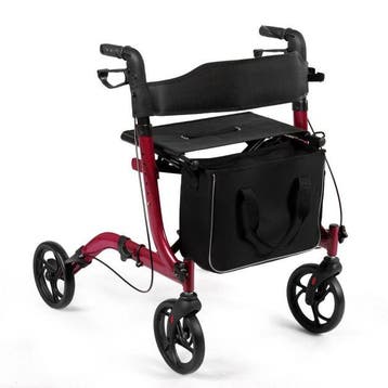 Rollator - Lichtgewicht en opvouwbaar - Binnen & Buiten - Ro, Verzenden, Zo goed als nieuw