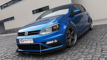 Maxton Front Racing Splitter (Wings) Volkswagen Polo GTI Mk5, Verzenden