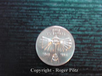 Ddr 5 Mark 1973 Otto Lilienthal Nickelsilver, Verzenden