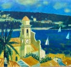 Yves Ganne (1931-2019) - Baie de Villefranche sur Mer., Antiek en Kunst