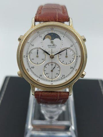 Seiko - Chronograph Moonphase - Zonder minimumprijs -