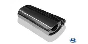 FOX Laspijp type 33 140x90 mm / lengte: 300 mm - ovaal / opg, Verzenden, Nieuw