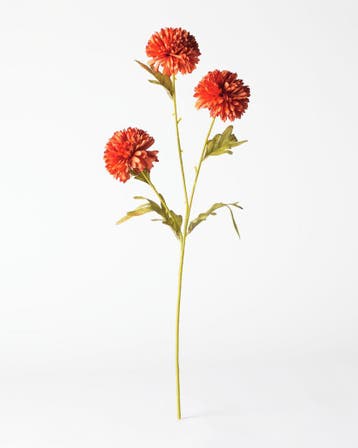 HEMA Kunstbloem dahlia 55cm oranje, Verzenden
