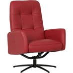 Leren draaifauteuil Pulse - Massif Rosso (rood) - Stervoet, Bohemian, Industrieel, Modern, Scandinavisch, Nieuw, Ophalen of Verzenden