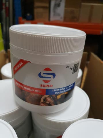 Super cleaners industriele handzeep 15 potten, Ophalen of Verzenden, Nieuw