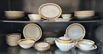 Création France - Eetservies (54) - Porselein, Antiek en Kunst