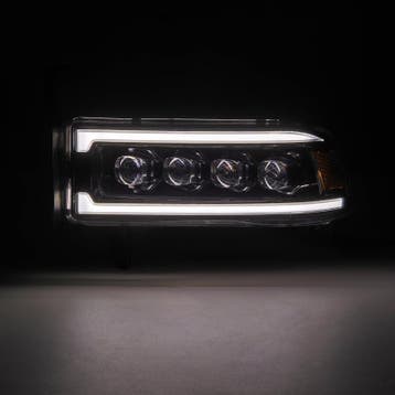 AlphaRex 94-01 RAM 1500 NOVA LED Proj Headlights Alpha-Blk, Ophalen of Verzenden, Nieuw