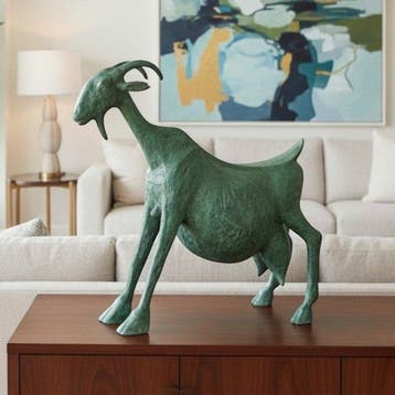 Pablo Picasso (1881–1973) - after - sculptuur, Goat - 32 cm