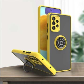 Samsung Galaxy A50 Hoesje met Ring Kickstand en Magneet -, Verzenden, Nieuw