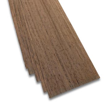 Wengé fineer | 6 vellen | 180x11 cm, Verzenden, Nieuw