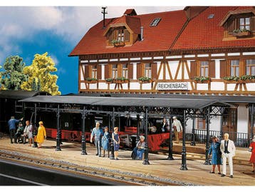 POLA 330908  Überdachter Bahnsteig (Stations, Gebouwen), Ophalen of Verzenden, Nieuw