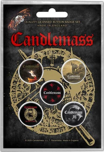 Candlemass Button The Door to Doom officiële merchandise, Ophalen of Verzenden, Nieuw, Gebruiksvoorwerp
